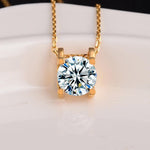 Load image into Gallery viewer, 1ct Elegant Moissanite Necklace Pendant
