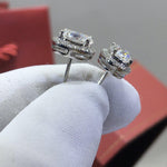 Load image into Gallery viewer, Oval Cut Moissanite Earring Studs
