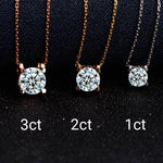 Load image into Gallery viewer, 1ct Elegant Moissanite Necklace Pendant
