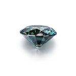 Load image into Gallery viewer, Dark Green Loose Moissanite Stone | Brilliant Excellent Round Cut VVS
