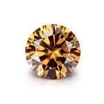 Load image into Gallery viewer, Golden Champagne  Loose Moissanite Stone | Brilliant Excellent Round Cut VVS1 Loose Gemstone with Certificate |  Golden Gemstone
