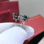 Load image into Gallery viewer, Black Moissanite Earring Studs | 18k Gold
